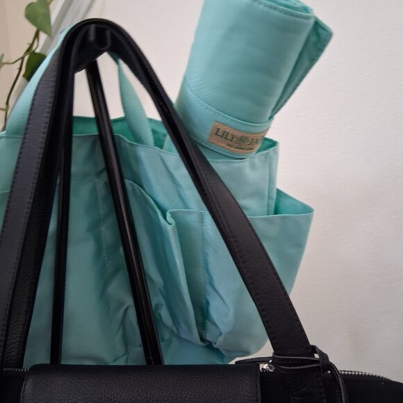 New Lily Jade Maternity Diaper Bag Madeline Baby Tote - Picture 15 of 16